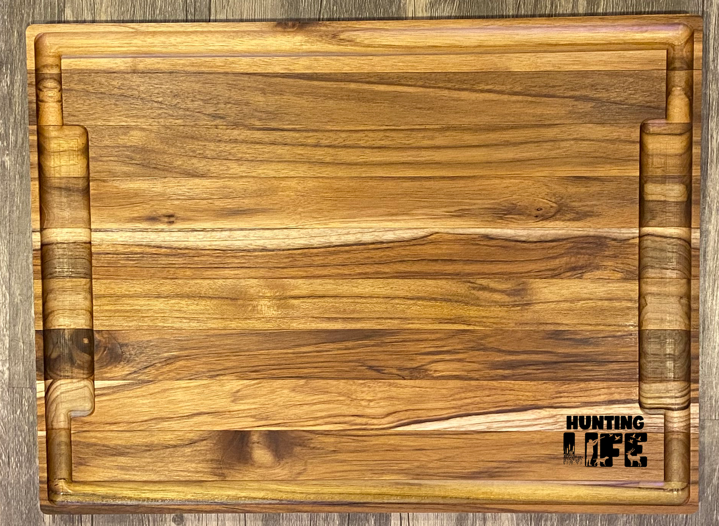 Large Teak Cutting Board - Handmade Kitchen Accessory - Personalize choose a design.