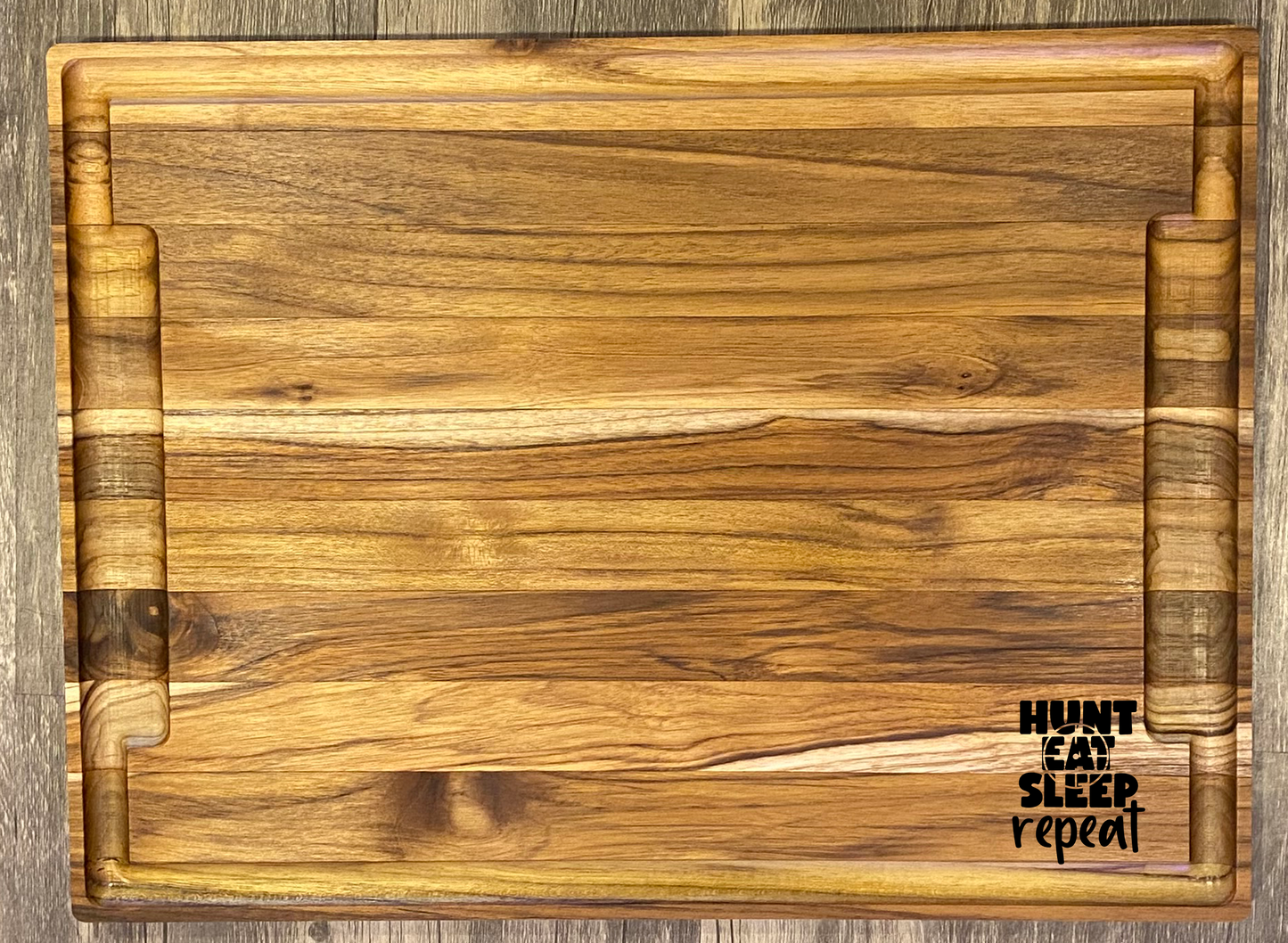 Large Teak Cutting Board - Handmade Kitchen Accessory - Personalize choose a design.