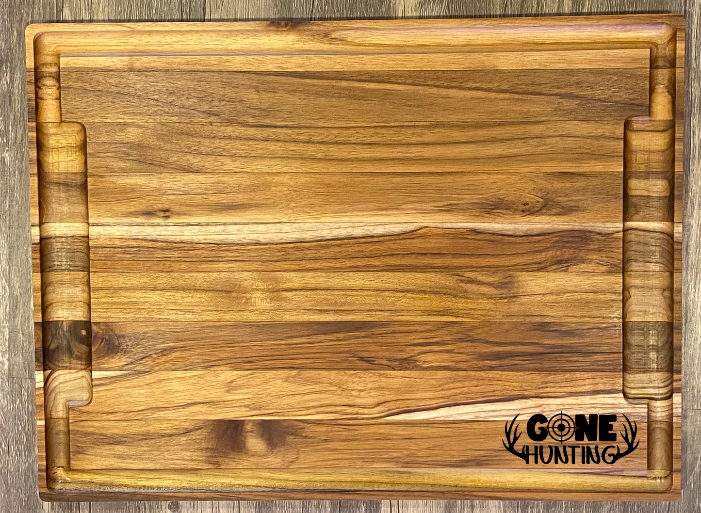 Large Teak Cutting Board - Handmade Kitchen Accessory - Personalize choose a design.