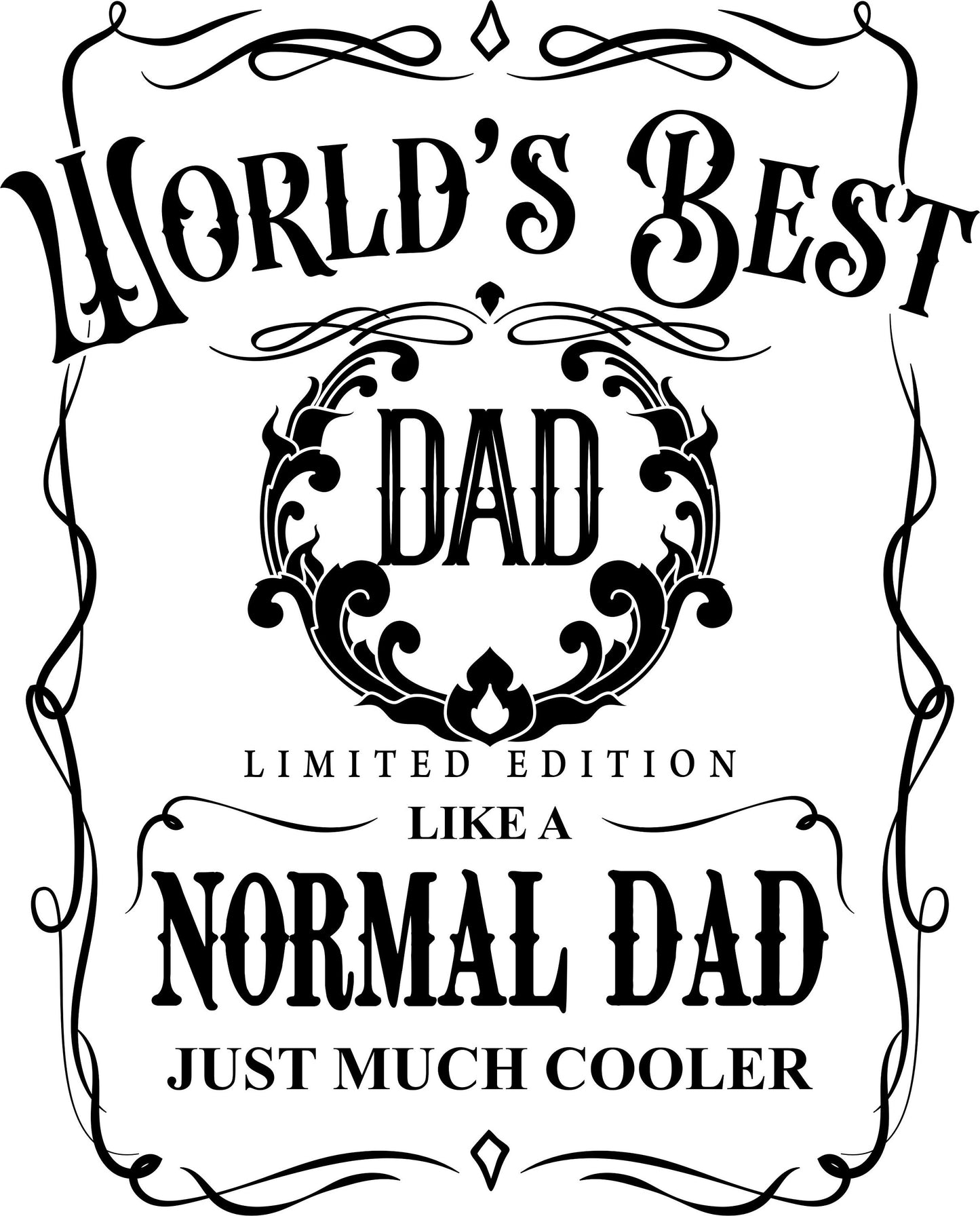 Father's Day SVG, Dad SVG, Best Dad, Whiskey Label, Daddy Svg, Happy Fathers Day, Cut File Cricut, Silhouette, Cameo, Iron on Viny